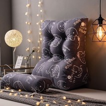 가죽소파 1인 3인 4인 모던 거실 패브릭 2인 허리 -가드 침대 옆 쿠션 침대 머리 베개 소파에 부드러운 가방 큰 백 파이프 타타미 침대를 제거하고 씻어냅니다., 55cm 너비 허리 헤드 베개 모델, B