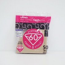 하리오 여과지 3~4인 50매 VCF-02-50M-CK, 없음, 상세 설명 참조