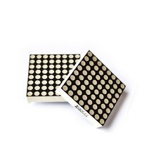 3mm 8x8 Led 디스플레이 공통 음극 도트 매트릭스 모듈 빨간색 파란색 녹색 MAX7219 보드 1088AS, [02] blue