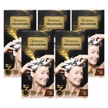 리체나 이지 스피디 골드 샴푸형 3분 염색약 튜브형 갈색X5박스새치 커버 셀프 흰머리 뿌리, 단품, 5개