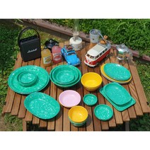 옛날 레트로 멜라민 추억의 분식집 떡볶이 중국집 짜장면 그릇 업소용 포장마차 캠핑 접시, 2.원형굽쿠프, 노랑