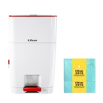 이지캔 기저귀 쓰레기통 27L + 2롤, 퓨어레드