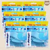 일회용치실 손잡이치실 조르단 3in1 36개입 X6개