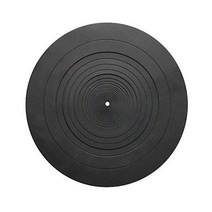 턴테이블 플래터 매트 고무 30.5 cm 실리콘 LP 슬립매트 범용 오디오 테크니카 AT LP120BK 1200 플래터30.5 직경 호환, 12 Inch Diameter