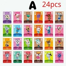 게임 애니멀 크로싱 뉴 호리즌 아미보 카드 발샤 마샬 메이플 NS 스위치 3DS 게임 세트 미니 NFC 카, 13 mini 24pcs cards