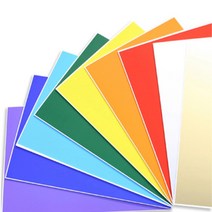 현진 단면칼라보드롱 4절 450X600 5T(10장), CB-4(진보라)4절 450X600(10장