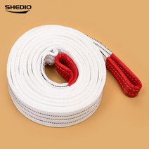 지게차 호이스트 로프 톤백 벨트 견인 고강도 줄 안전, 8톤 8미터, 1개