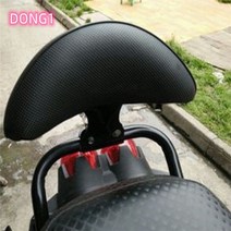 바이크 쿠션 오토바이 등받이 스쿠터 범용 벤리 110 텐덤 pcx 시시바 Esyuse 증정, BWS/로버 등받이블랙, 1개
