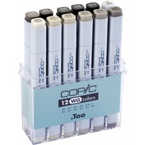 코픽 마카 (A4)WARM GRAY-12색 세트