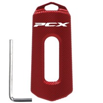 혼다 오토바이 스마트 키 보호 고리 케이스 커버 PCX150 원격 제어 셸 액세서리, 09 PCX150 Red