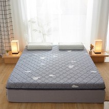 슈퍼싱글매트리스 6cm with latex natural 농축 느린 리바운드 다다미, 180x200cm-71x78인치, 2