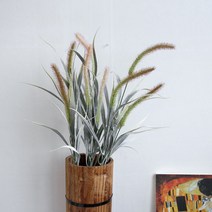 달리베리 빈티지 부들 가지 조화 분위기연출 가을 강아지풀, 그린