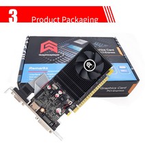 그래픽카드 소형 케이스용 로우 프로파일 컴퓨터 그래픽 카드 pci-e gt210 1gb lp 비디오 카드 vga, 없음