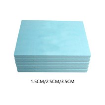 단열 압축 스티로폼 5Pcs 거품 직사각형 블록 폴리스티렌 보드 DIY 학교 및 홈 아트 풍경 미니어처 정원 모델링 액세서리, 1.5x19x29cm