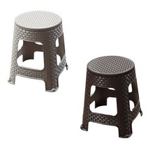 파라솔 야외 플라스틱 의자 편의점 라탄 행사용 1개, 라탄의자 실버-1개