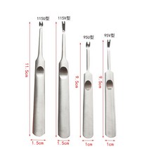 LMDZ가죽 스티칭 스카이빙 도구 그루버 펀칭 키트 1 개 공예 가장자리 베벨, 03 color 115v