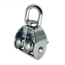 JAYART_스텐 듀얼 도르레 이중 풀리 더블 M25 홀딩도 빙벽장비 도르래 등반 암벽+jac220909, 제이아트co_단일옵션