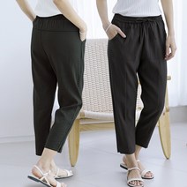 물론 여성 인견 데일리 러프 쿨 스플릿팬츠