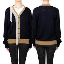 [메종마틴마르지엘라] 마르지엘라 22FW 네이비 워크인 프로그레스 울 카디건 SI0HA00