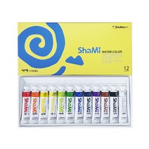 [코리아스퀘어] 신한 샤미 수채화물감 10ml 12색