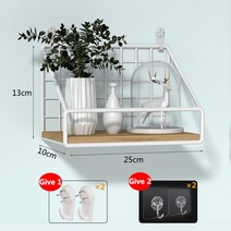 밥솥밥통수납장600 벽걸이 형 욕실 선반 펀치 없는 코너 스토리지 랙 샤워 플로팅 걸이 바구니 샴푸 홀더, [02] S White