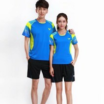 여자 배드민턴 상의 반바지 여성 탁구복 배구 유니폼 족구 볼링 마라톤 티셔츠 트레이닝 옷 성인과 위한 새로운 의류 정장 반팔 운동복 훈련 및 경쟁 의류