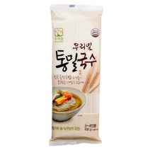 [우리집]우리밀 통밀국수 (400g) 간편식 아침대용 캠핑 자취생 간단식사 맛있는한끼 올가 행복한 추석, 2개