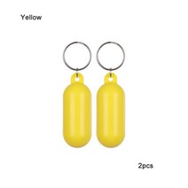 패들보드 수상스포츠안전모카약 플로팅 키링 펜더 부력 2 개 해양 보트 운하 체인 로잉 수상 스포츠 액세서, 노랑