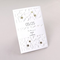 바른손 청첩장 50매 세트 초롱불카드 ch1648 봉투 스티커 포함 인쇄무료
