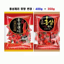 청우식품 고려홍삼캔디(300g)+고려홍삼제리2(400g), 1set