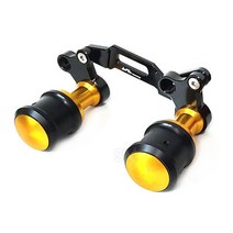 14-23년 혼다 PCX 머플러 슬라이더 오토바이 튜닝 슬라이드, 레드, 레드