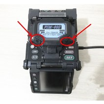 광융착접속기 광접속기 광케이블접속기 융착접속기 중국산 fsm 60s fsm 60r 18s 18r 광섬유 융합 접합기 앞 유리 플라스틱 스위치 방풍 커버 액세서리, 왼쪽