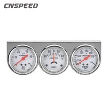디지털 압력 게이지 연료 오일 유압 센서 cnspeed auto car oil temp, 없음