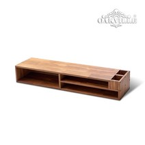 오크빌 아까시원목책꽂이선반1200