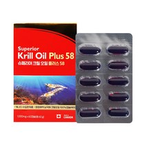 에버그린 슈페리어 크릴오일플러스58 60캡슐 캐나다 수입 완제품 청정해역 남극해 크릴오일100%, 60정, 60g, 2개