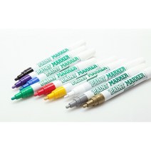 문화 페인트마카 백색 자일렌프리 5mm 둥근닙 12EA KB389 5545, 백색 자일렌프리 4 5mm 둥근닙