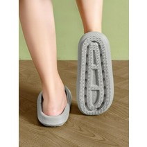 무지외반증 슬리퍼 근막염 신발 평발 지압 무중력 여성, 260mm-265mm, 베어브릭 그린