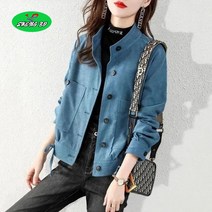 SHENGBO여성 골덴 자켓 봄 가을 루즈핏 코듀로이 캐쥬얼003SB1208LH99