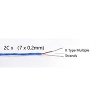 선통대 요비선 손통기 110m k j t 유형 열전대 와이어 ptfe 절연체 차폐 라인 유리 섬유 고온 측정 라인 보상 케이블, 04 K Type rands