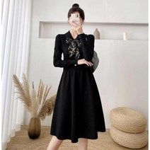 3월 코디 타이 니트 미디 원피스 주말 데일리룩 니트원피스