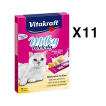 비타 밀키멜로디 치즈 70g(10gx7p) X11 고양이 츄르 _ JUS