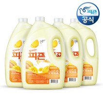 섬유유연제 피죤 3100ml 4개 옐로미모사, 섬유유연제 피죤 3100ml 4개 옐