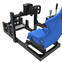 스프링411 시뮬레이션 알루미늄 레이싱 거치대, 은색