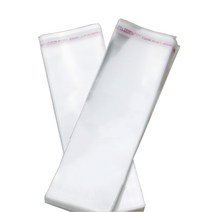 긴비닐봉투 10x35cm 100장 접착식 opp 롱비닐 봉투, 100개
