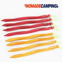 노마드 캠핑 트위스트 텐트팩 4P 25cm 골드 CN080114 캠핑용품 텐트팩 타트폴대 펙 타프 침낭 텐트
