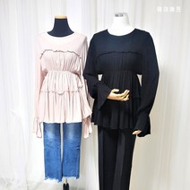 [에이에프] 프릴 러블리 주름 블라우스