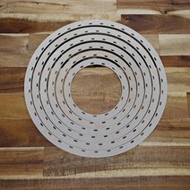라탄 리스 만들기 라탄공예 리스틀 UV코팅 합판 DIY, 15cm 4T