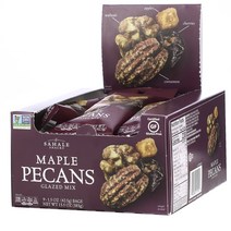 사헬 스낵 Sahale Snacks 글레이즈드 믹스 메이플 피칸 9팩 각 42.5g(1.5oz) 미국 직배송, 1패키지, 상세설명참조