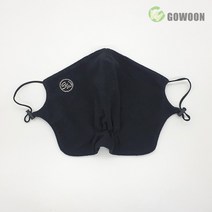 고운골프 겨울 기모원단 멀티마스크, 블랙