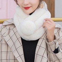 방울 퍼 목도리 / 쁘띠 밍크 목도리 여자 겨울머플러 퍼목도리 퍼머플러 털목도리 페이크 에코 쁘띠